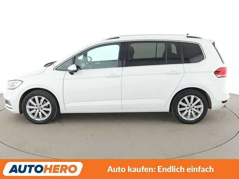 Gebraucht VW Touran Highline 150 PS (110 kW) 2016 Weiß Van / Kleinbus