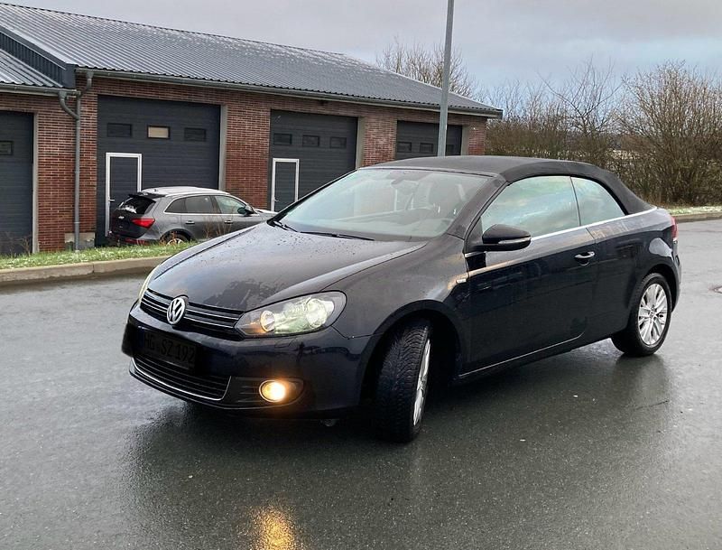 Schwarz Gebraucht 2013 VW Golf Cabriolet Cabrio | 7.999 € (Guter Preis) - Bild 1/4