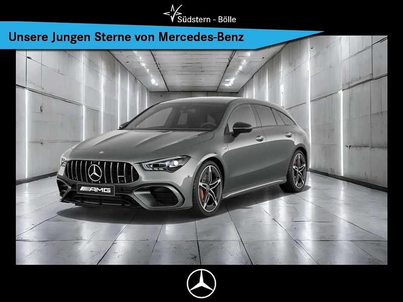 Metalliclack mountaingrau Gebraucht 2024 Mercedes CLA45 AMG Shooting Brake AMG Kombi | 56.890 € (Teuer) - Bild 1/2