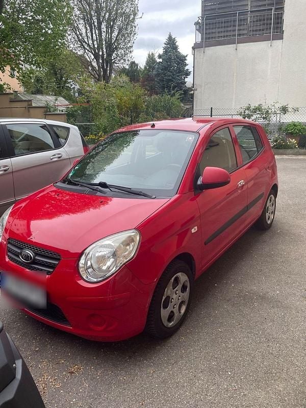 Gebraucht Kia Picanto Attract 65 PS (47 kW) 2009 Rot Kleinwagen