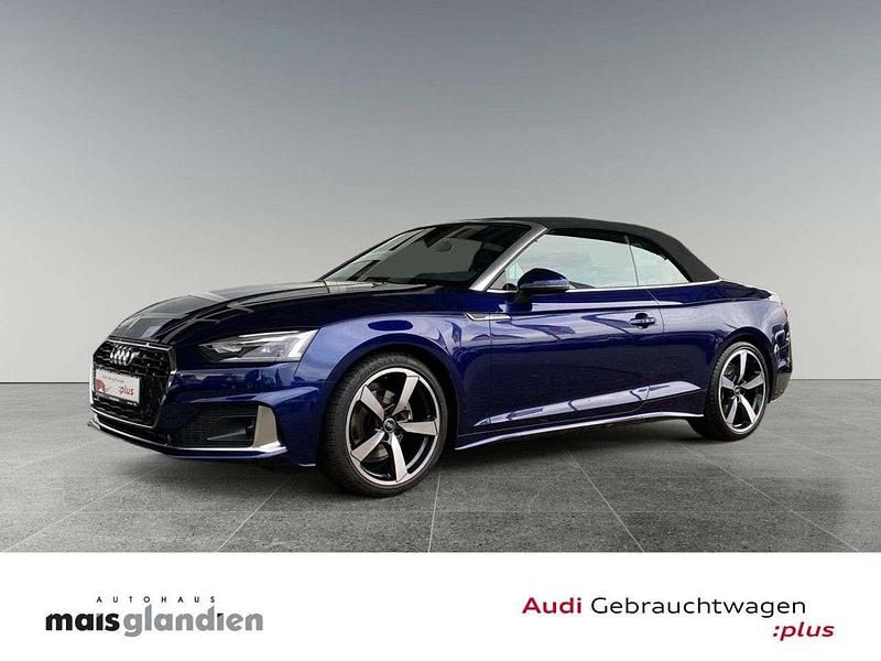 Gebraucht Audi A5 Cabriolet Advanced Plus 150 PS (110 kW) 2024 Navarrablau metallic Cabrio