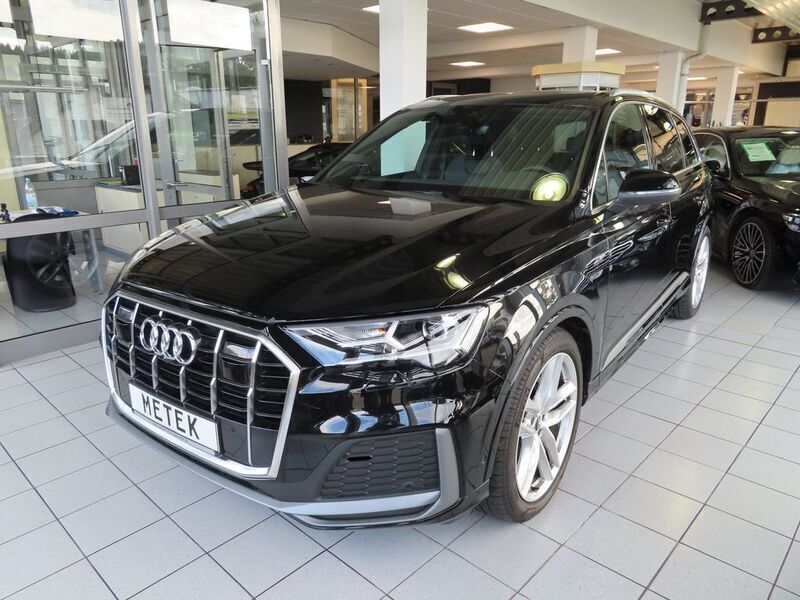 Schwarz Gebraucht 2022 Audi Q7 S-Line SUV | 54.980 € - Bild 1/4