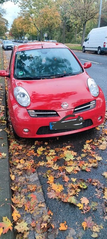 Rot Gebraucht 2006 Nissan Micra Kleinwagen | 950 € (Superpreis) - Bild 1/4
