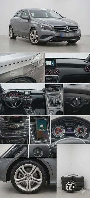 Gebraucht Mercedes A180 122 PS (89 kW) 2013 Grau Limousine