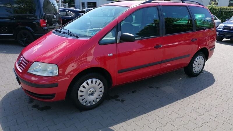 Rot Gebraucht 2002 VW Sharan Highline Van / Kleinbus | 1.000 € (Superpreis) - Bild 1/4