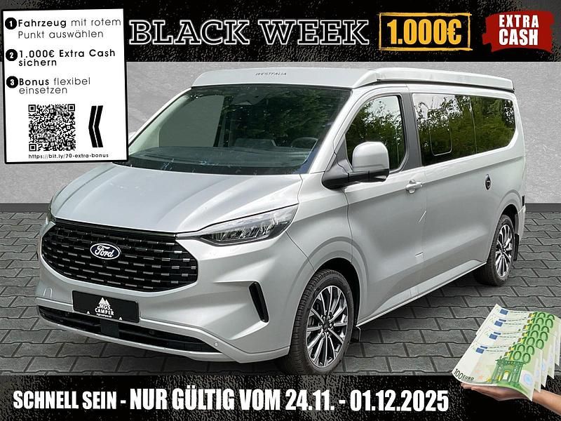 Moondust silver metallic Neu 2025 Ford Tourneo Custom Nugget Van | 71.990 € (Fairer Preis) - Bild 1/4