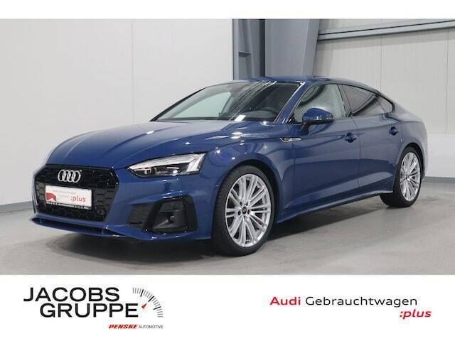 Ascariblau metallic Gebraucht 2024 Audi A5 Sportback S-Line | 39.720 € (Superpreis) - Bild 1/4