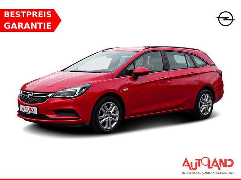 Rot Gebraucht 2019 Opel Astra Edition Kombi | 14.950 € (Teuer) - Bild 1/4
