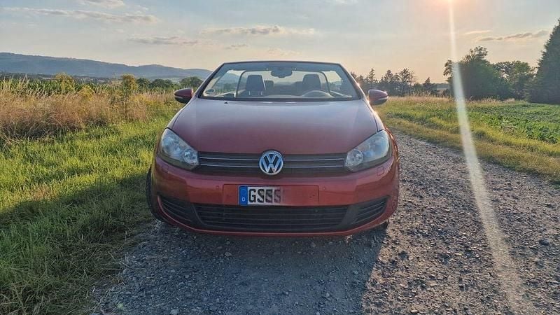 Rot Gebraucht 2012 VW Golf Cabriolet Cabrio | 6.500 € (Fairer Preis) - Bild 1/4