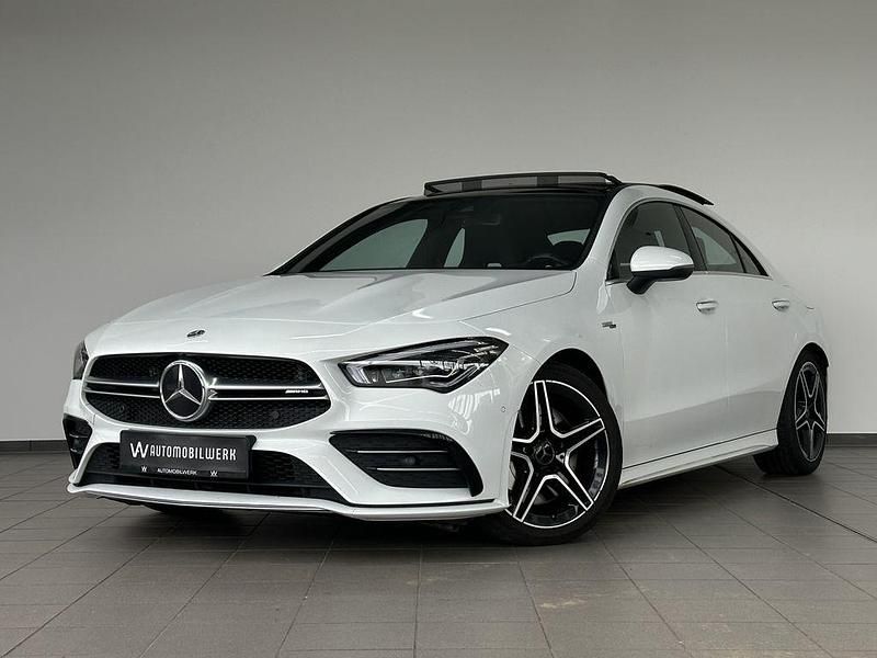 Silber Gebraucht 2021 Mercedes CLA35 AMG AMG Limousine | 39.980 € (Fairer Preis) - Bild 1/4