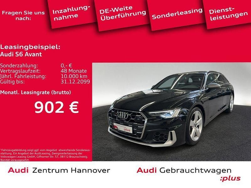 Mythosschwarz metallic Gebraucht 2024 Audi S6 Ambiente Kombi | 63.750 € (Superpreis) - Bild 1/4