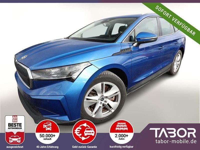 Blau Gebraucht 2021 Skoda Enyaq iV Loft SUV | 28.488 € (Guter Preis) - Bild 1/2