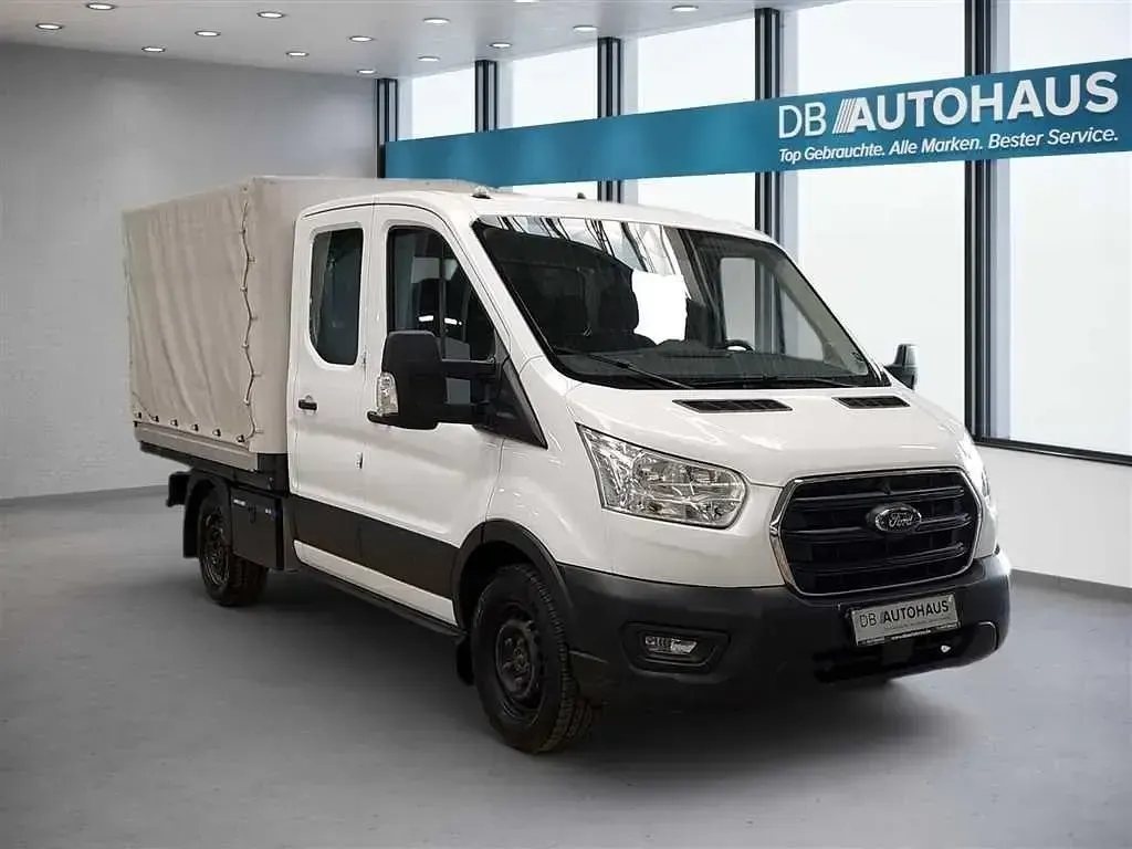 Gebraucht Ford Transit Trend 131 PS (96 kW) 2021 Weiß Limousine