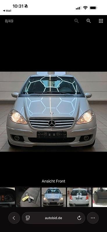 Gebraucht Mercedes A170 116 PS (85 kW) 2005 Silber Kleinwagen