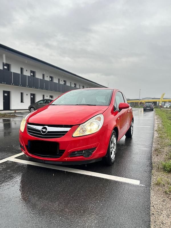 Rot Gebraucht 2008 Opel Corsa Kleinwagen | 2.000 € (Fairer Preis) - Bild 1/4