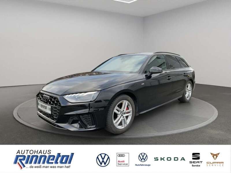 Mythosschwarz metallic Gebraucht 2024 Audi A4 S-Line Kombi | 61.180 € - Bild 1/4