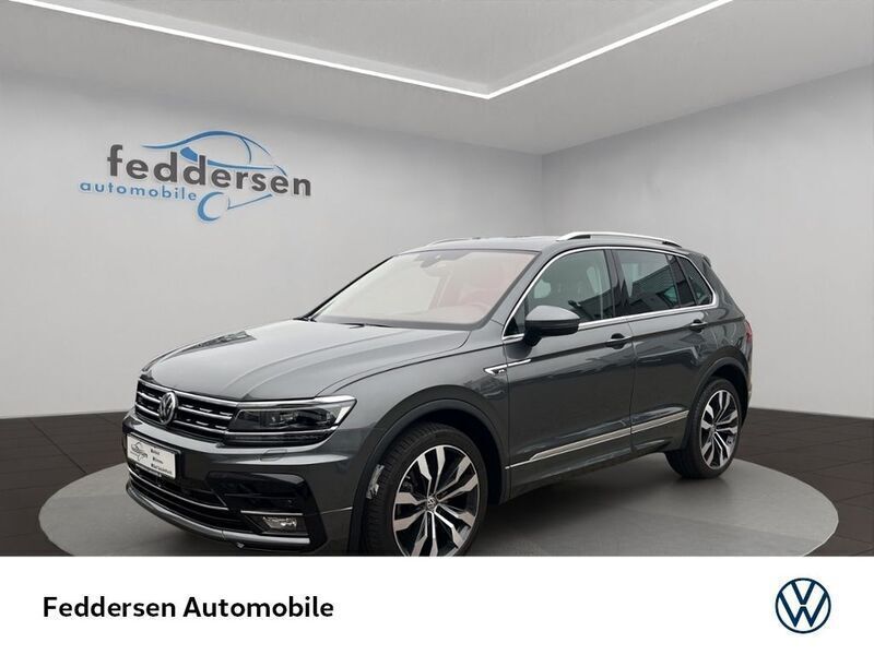 Indiumgrau metallic Gebraucht 2018 VW Tiguan Highline SUV | 27.979 € (Guter Preis) - Bild 1/4