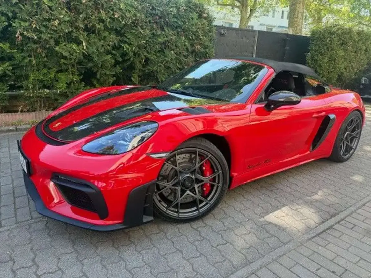 Gebraucht Porsche 718 Boxster Chrono 500 PS (367 kW) 2024 Indischrot Cabrio