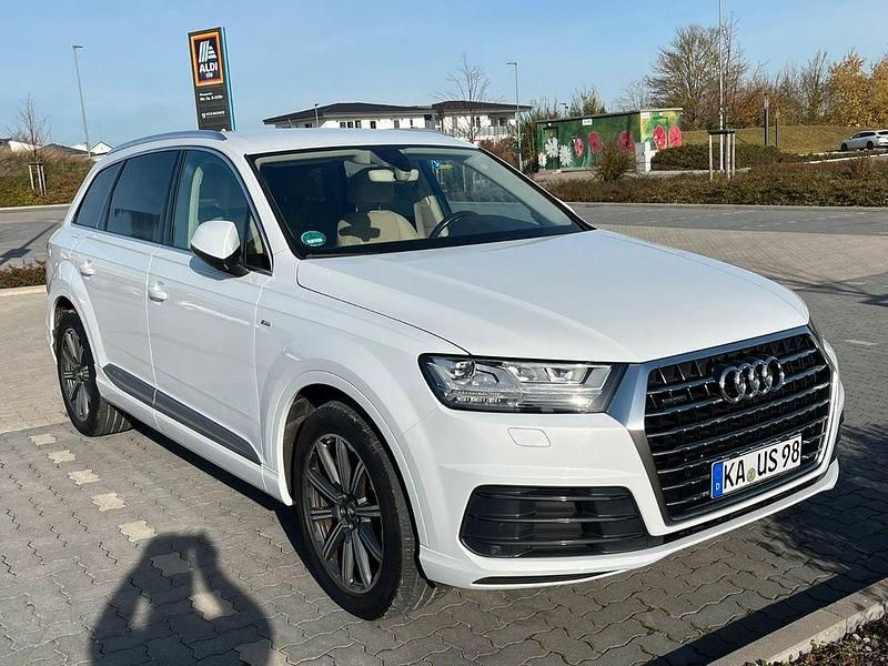 Weiß Gebraucht 2015 Audi Q7 S-Line SUV | 24.500 € (Superpreis) - Bild 1/4