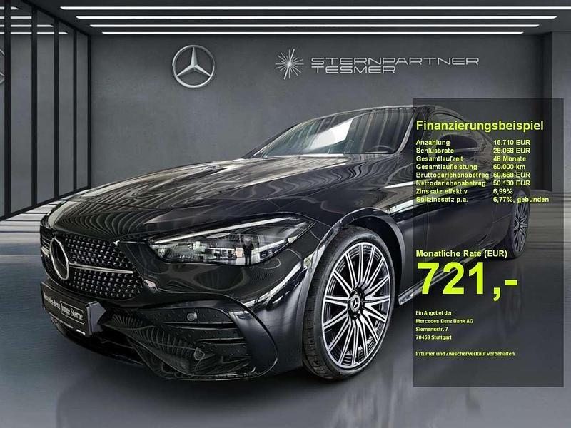 Metalliclack obsidianschwarz Gebraucht 2024 Mercedes CLE450 AMG Coupé | 66.840 € (Guter Preis) - Bild 1/3