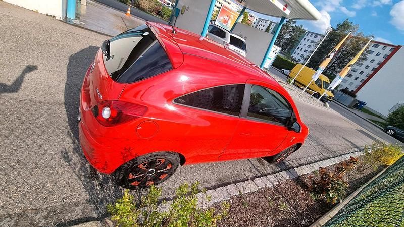 Gebraucht Opel Corsa Eco 69 PS (50 kW) 2010 Rot Kleinwagen