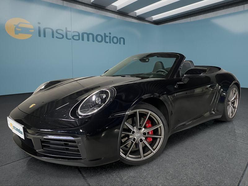 Schwarz Gebraucht 2020 Porsche 911 Carrera 4S Cabriolet Cabrio | 141.899 € (Teuer) - Bild 1/4