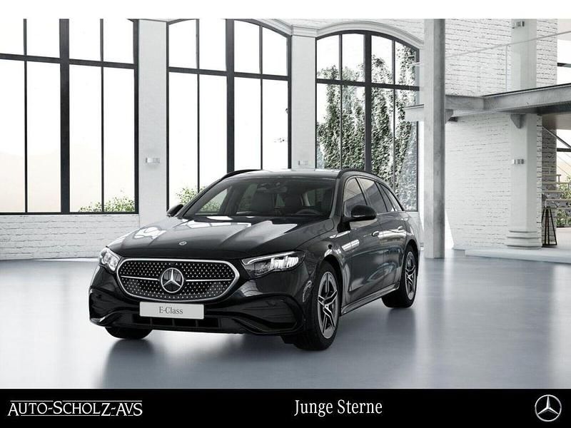 Obsidianschwarz metallic Gebraucht 2024 Mercedes E220 AMG Kombi | 46.990 € (Guter Preis) - Bild 1/4