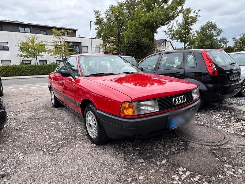 Rot Gebraucht 1989 Audi 80 Limousine | 2.900 € - Bild 1/4