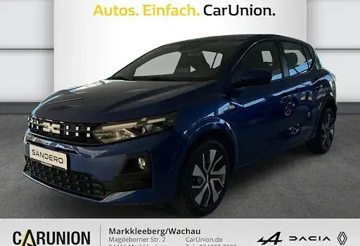 Nowe Dacia Sandero Expression 101 KM (74 kW) 2026 Niebieski Sedan/Limuzyna
