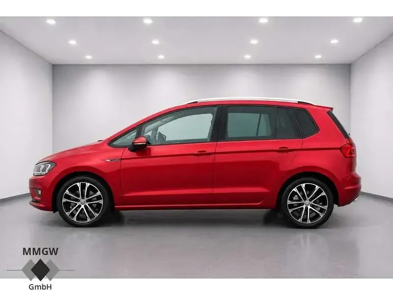 Gebraucht VW Golf Sportsvan LOUNGE 125 PS (91 kW) 2015 Rot Van / Kleinbus