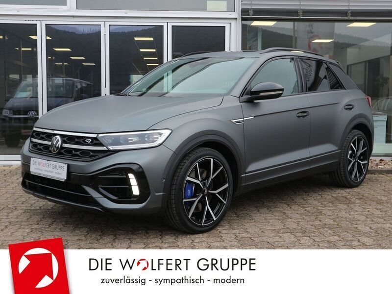 Indiumgrau matt Gebraucht 2024 VW T-Roc R SUV | 55.890 € - Bild 1/4