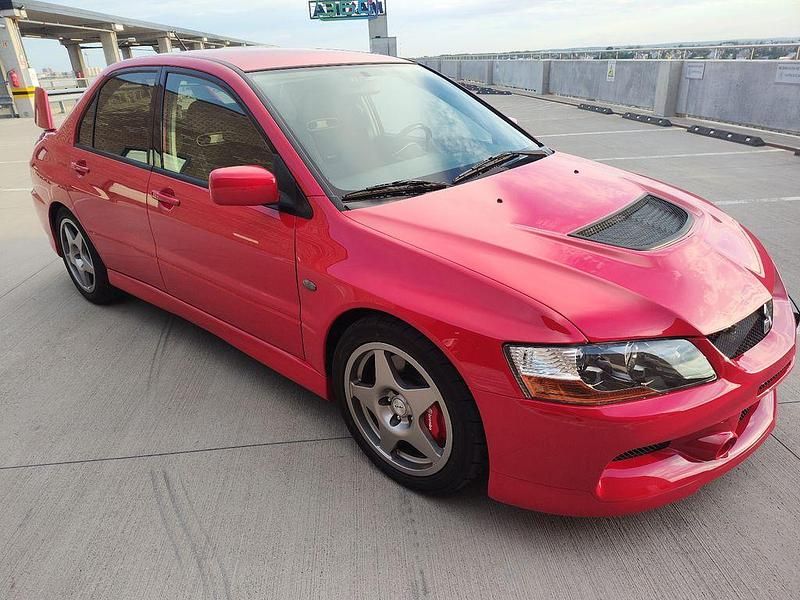 Second-hand Mitsubishi Lancer Evolution 265 CP (194 kW) 2003 Roșu Berlinǎ