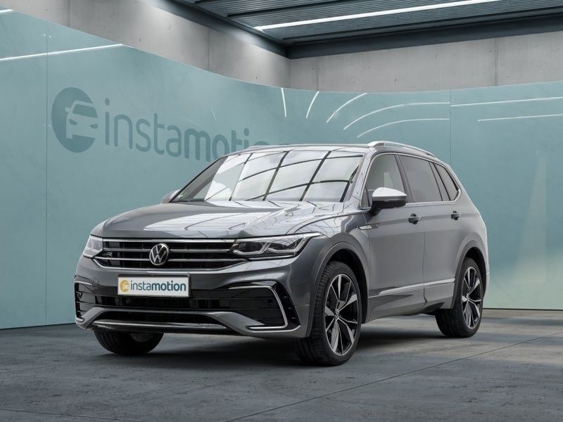 Grau Gebraucht 2023 VW Tiguan Allspace R-line SUV | 49.030 € - Bild 1/4