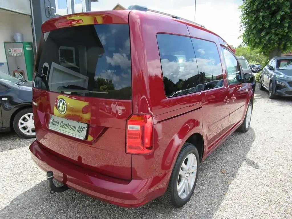 Gebraucht VW Caddy 150 PS (110 kW) 2019 Rot Van / Kleinbus
