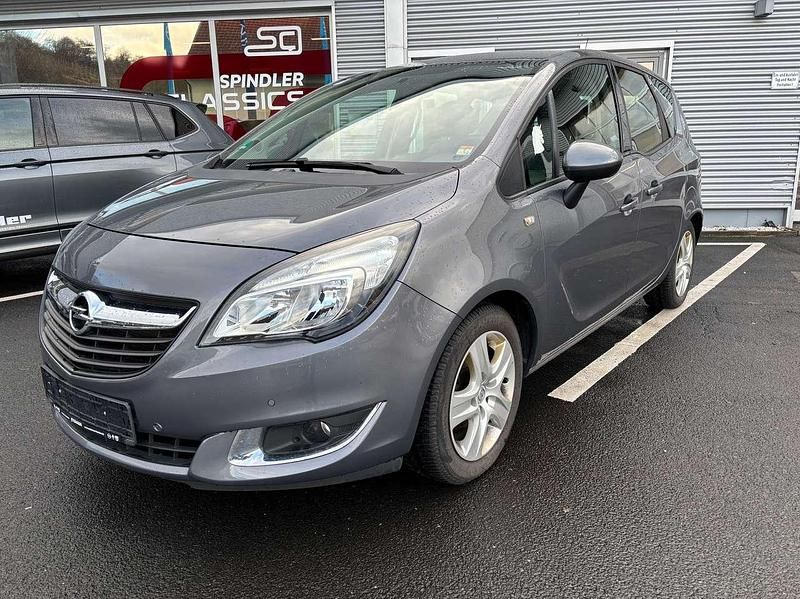 Karbon silber/shiny grey (m2) Gebraucht 2014 Opel Meriva Style Van / Kleinbus | 7.000 € (Fairer Preis) - Bild 1/4