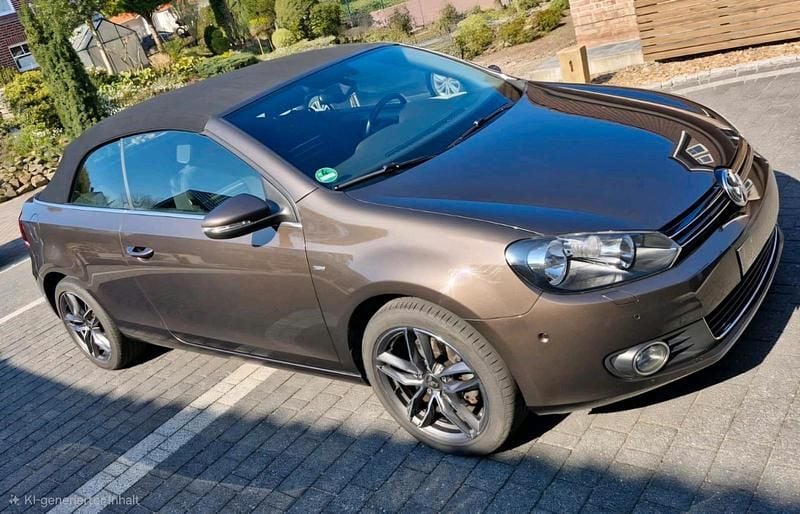 Gebraucht VW Golf Cabriolet 105 PS (77 kW) 2014 Braun Cabrio