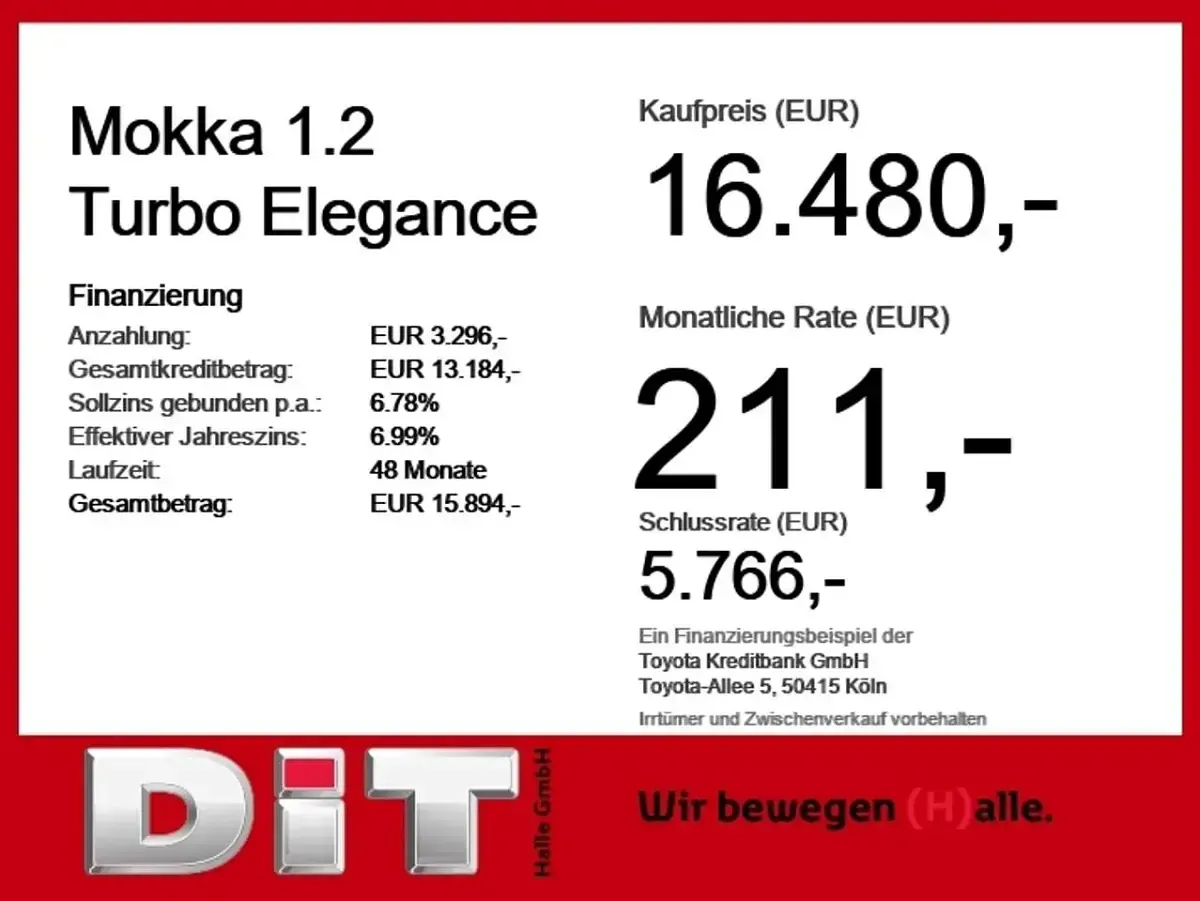 Gebraucht Opel Mokka Elegance 131 PS (96 kW) 2023 Perl blau/voltaik blau (metallic) SUV