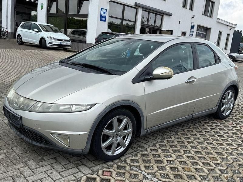Silber Gebraucht 2008 Honda Civic Sport Limousine | 1.990 € (Superpreis) - Bild 1/4