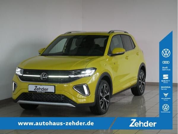Gelb Neu 2024 VW T-Cross R-line SUV | 35.609 € (Teuer) - Bild 1/4
