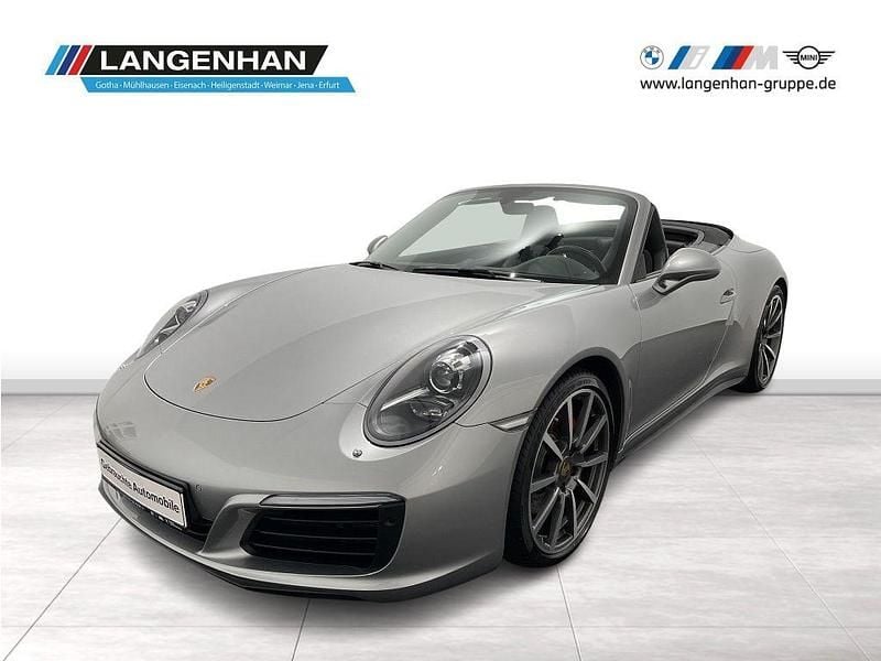Silber Gebraucht 2017 Porsche 911 Carrera 4S Cabriolet Cabrio | 89.940 € (Superpreis) - Bild 1/4