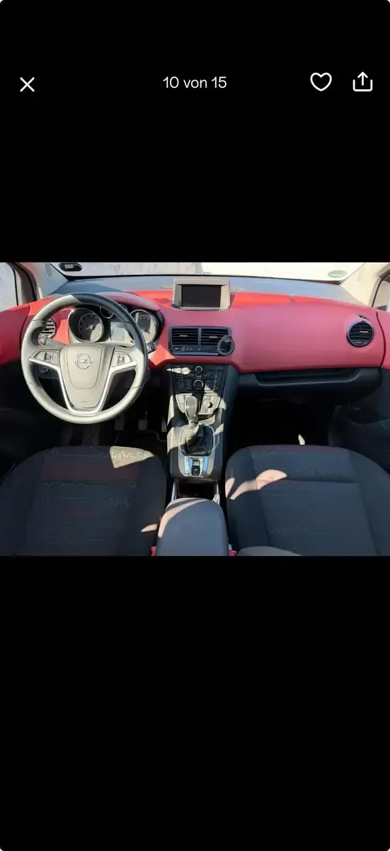 Gebraucht Opel Meriva Design Edition 140 PS (102 kW) 2012 Rot Van / Kleinbus