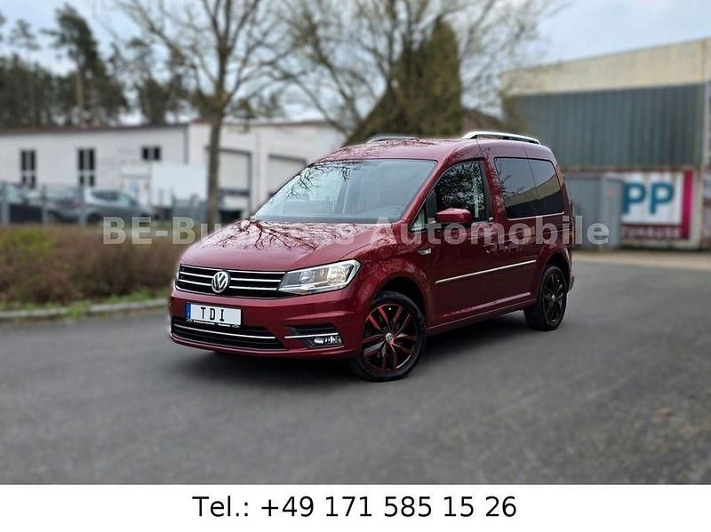 Second-hand VW Caddy 150 CP (110 kW) 2015 Roșu Monovolum