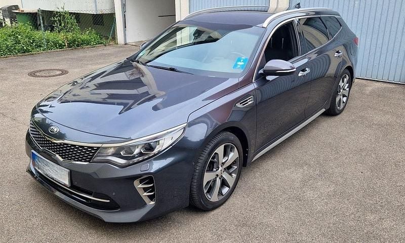 Schwarz Gebraucht 2017 Kia Optima GT-Line Kombi | 21.500 € (Etwas zu teuer) - Bild 1/4