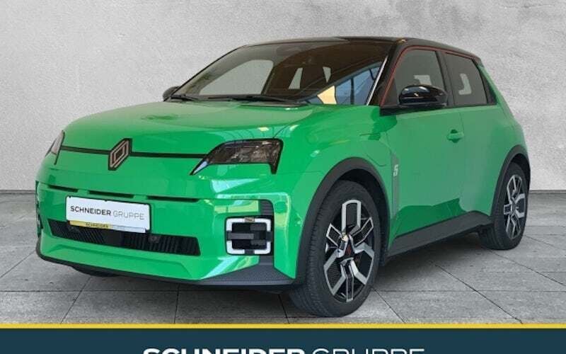 Grün &amp, schwarz Gebraucht 2024 Renault R5 Komfort Kleinwagen | 27.990 € (Superpreis) - Bild 1/4