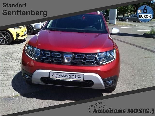 Rot schwarz Gebraucht 2019 Dacia Duster Prestige SUV | 12.999 € (Fairer Preis) - Bild 1/4