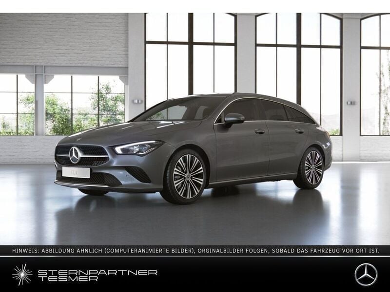 Grau Gebraucht 2023 Mercedes CLA200 Progressive Limousine | 29.790 € (Superpreis) - Bild 1/4