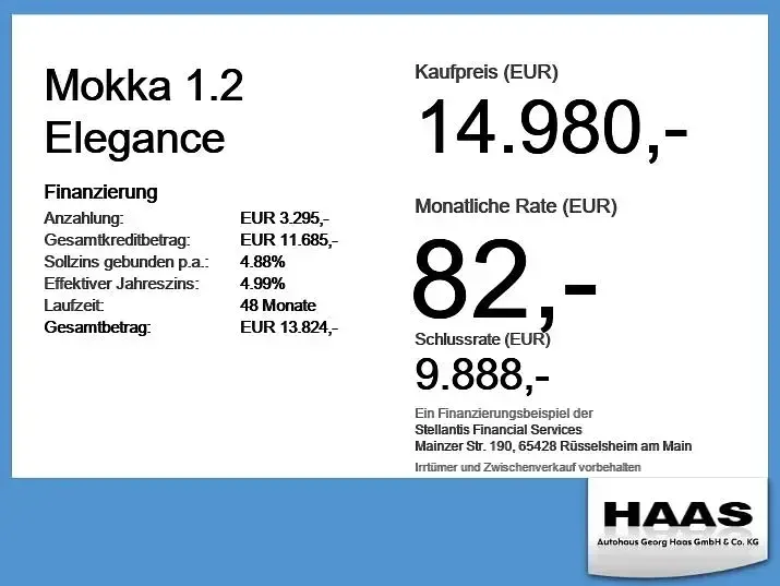Gebraucht Opel Mokka Elegance 101 PS (74 kW) 2023 Karbon schwarz SUV