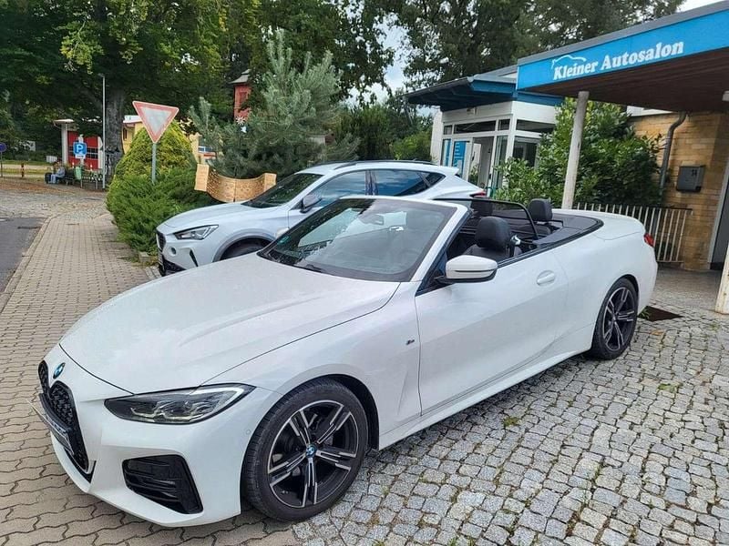 Weiß Gebraucht 2023 BMW 420 M Sport Cabrio | 46.599 € (Fairer Preis) - Bild 1/3