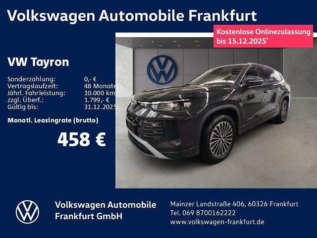 Grau Neu 2025 VW Tayron Elegance SUV | 51.780 € (Fairer Preis) - Bild 1/3
