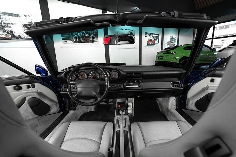 Gebraucht Porsche 911 Carrera Cabriolet 286 PS (210 kW) 1997 (d) irisblau Cabrio